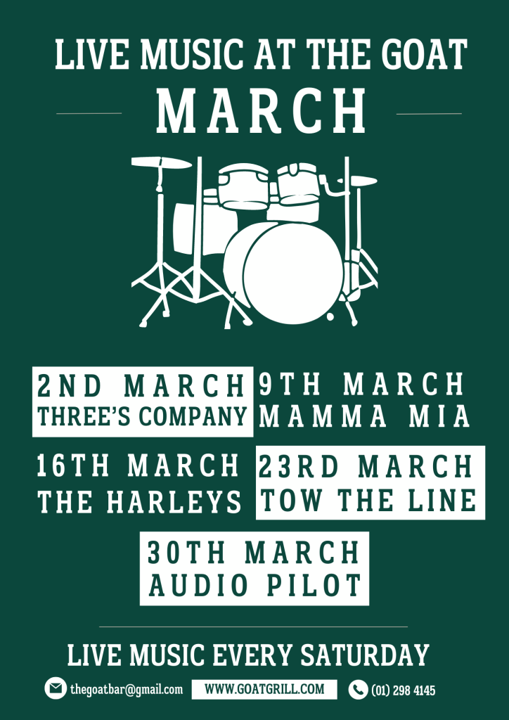 Live Music in the Goat - March